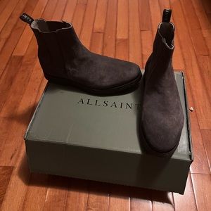 Grey allsaints rhett Chelsea boot Men’s US 10